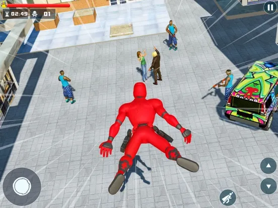 Superhero Grand City Fighter iPad 应用截图