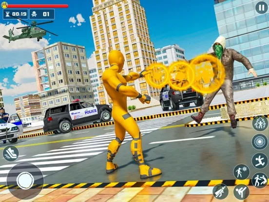 Superhero Grand City Fighter iPad 应用截图