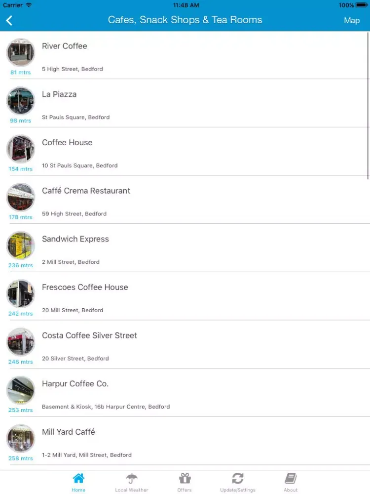 Bedford Town Guide App - Local Business & Travel Guide iPad 应用截图
