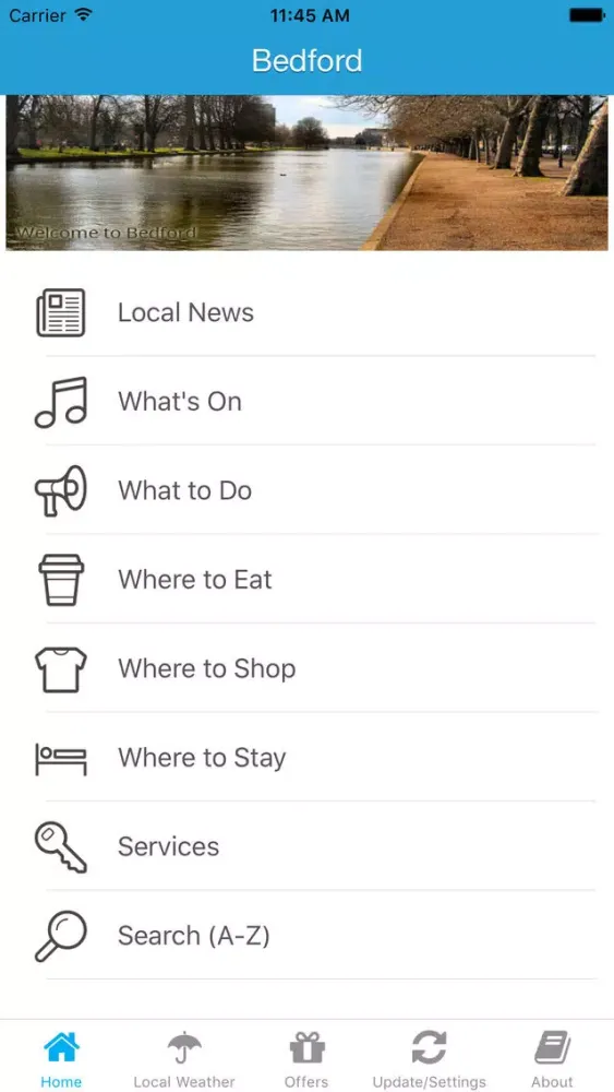 Bedford Town Guide App - Local Business & Travel Guide应用截图