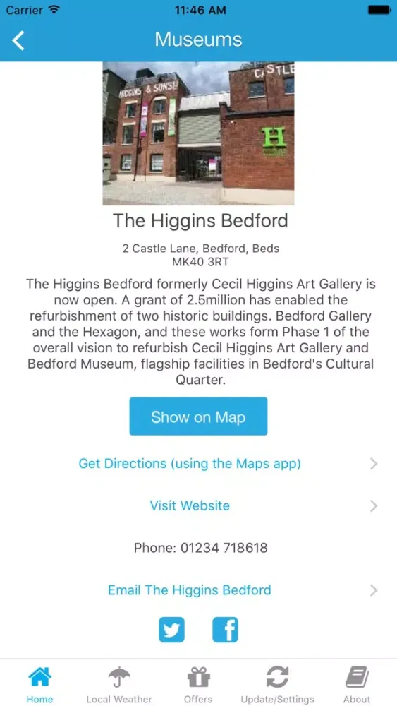 Bedford Town Guide App - Local Business & Travel Guide应用截图