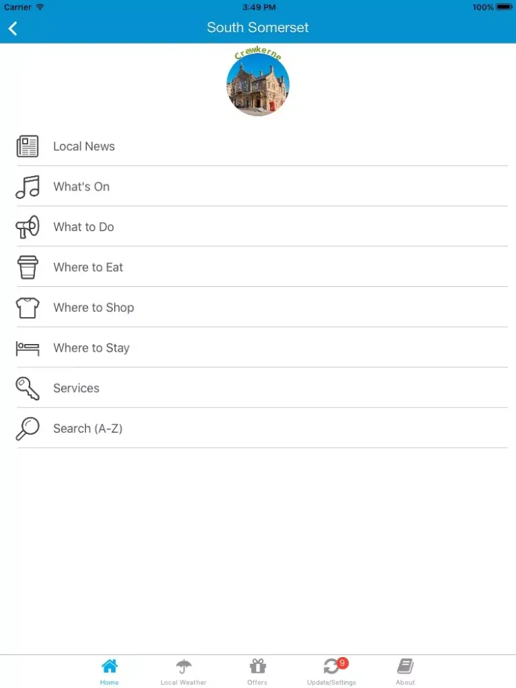 Capturas de pantalla de South Somerset Market Towns - Local Business & Travel Guide iPad 