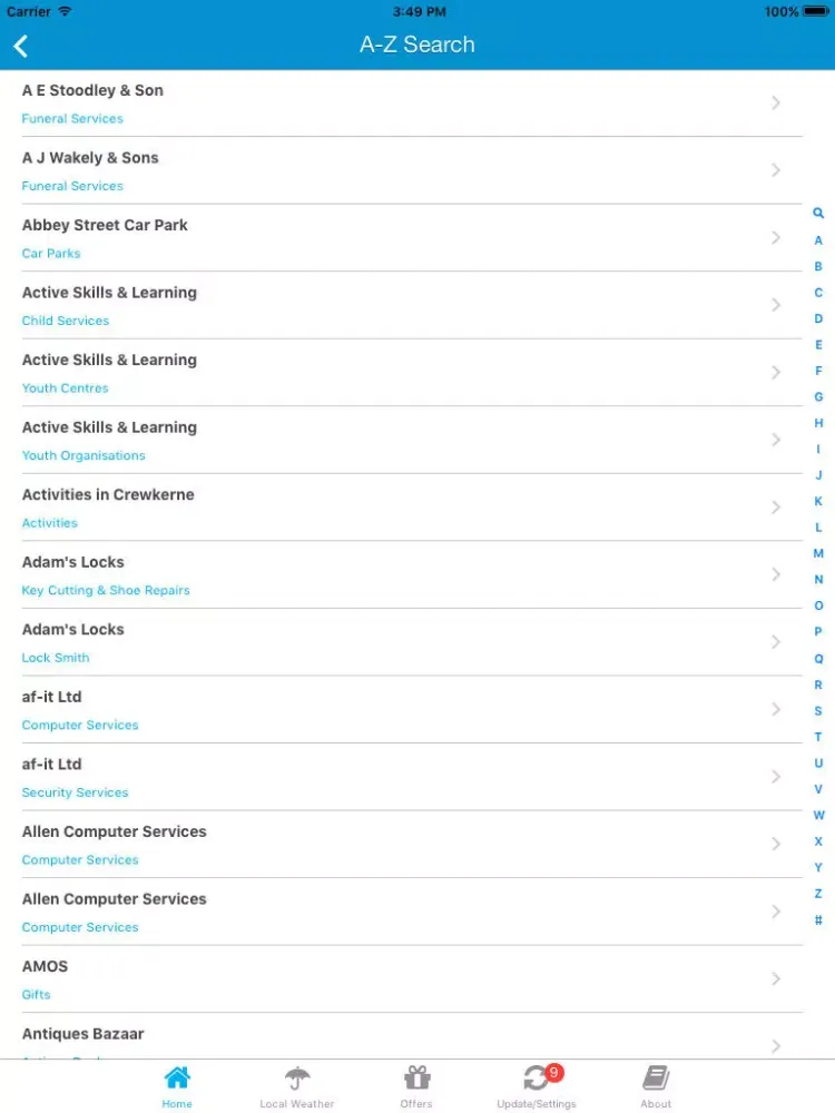 Capturas de pantalla de South Somerset Market Towns - Local Business & Travel Guide iPad 