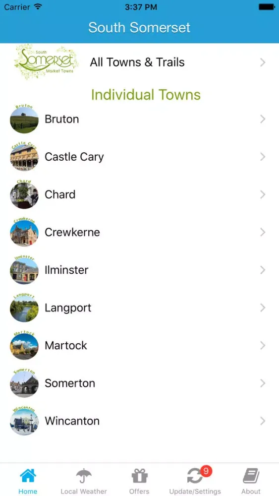 Capturas de pantalla de South Somerset Market Towns - Local Business & Travel Guide