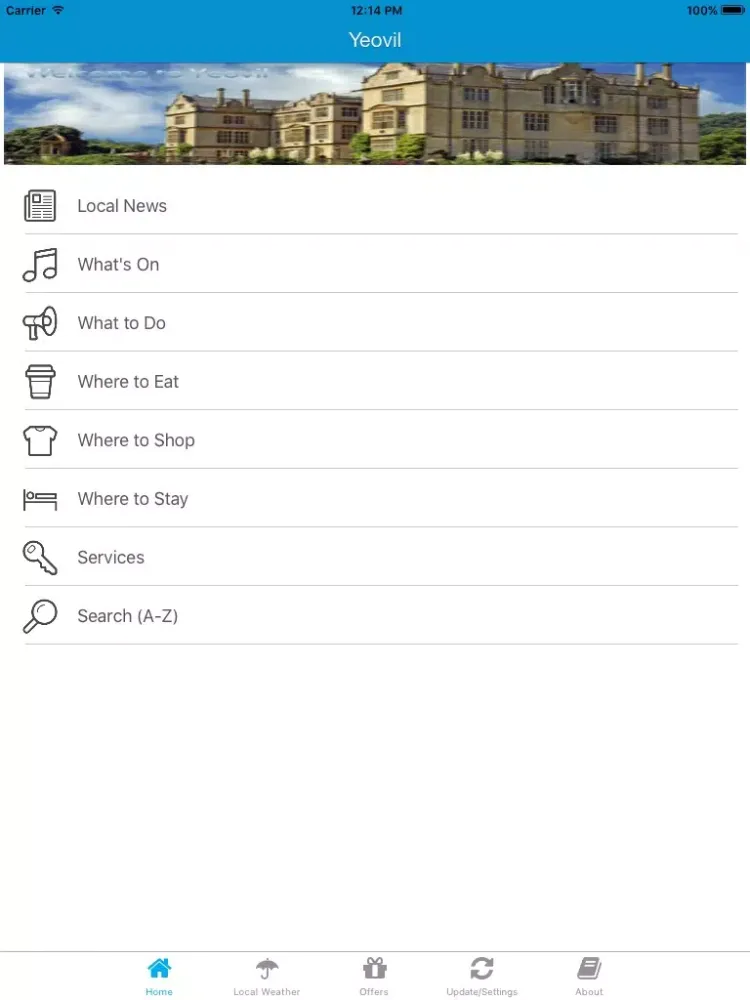 تصاویر Yeovil App - Local Business & Travel Guide iPad 