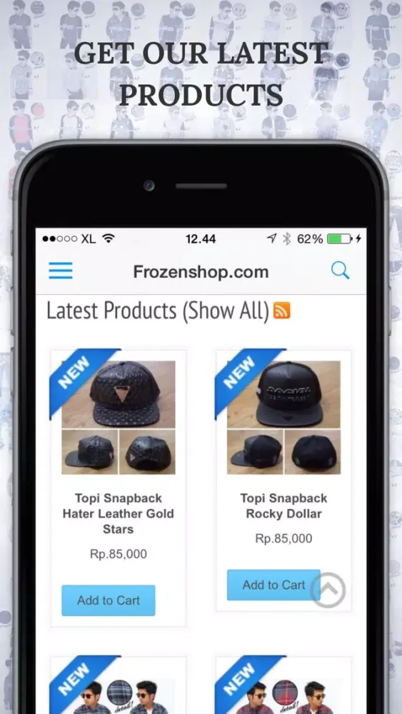 Frozenshop.com - Toko Baju Pria سکرین شاٹس