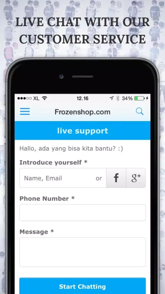 Frozenshop.com - Toko Baju Pria سکرین شاٹس