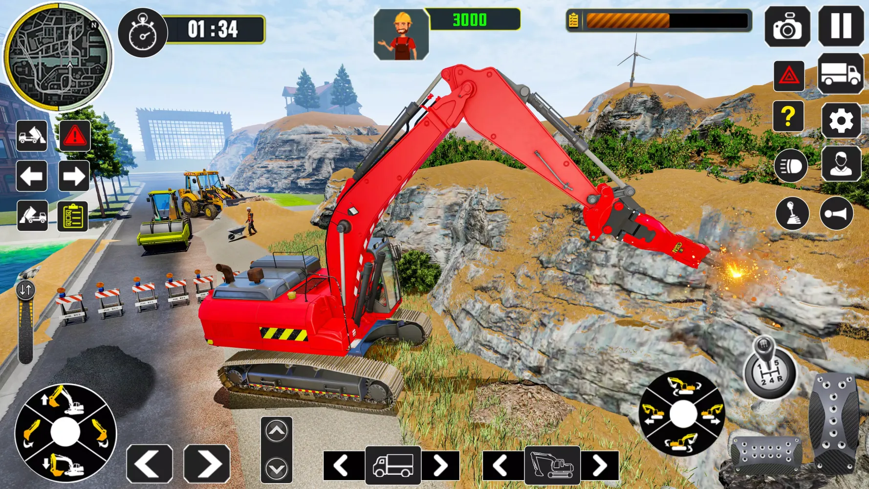 Excavator Construction Game Screenshots
