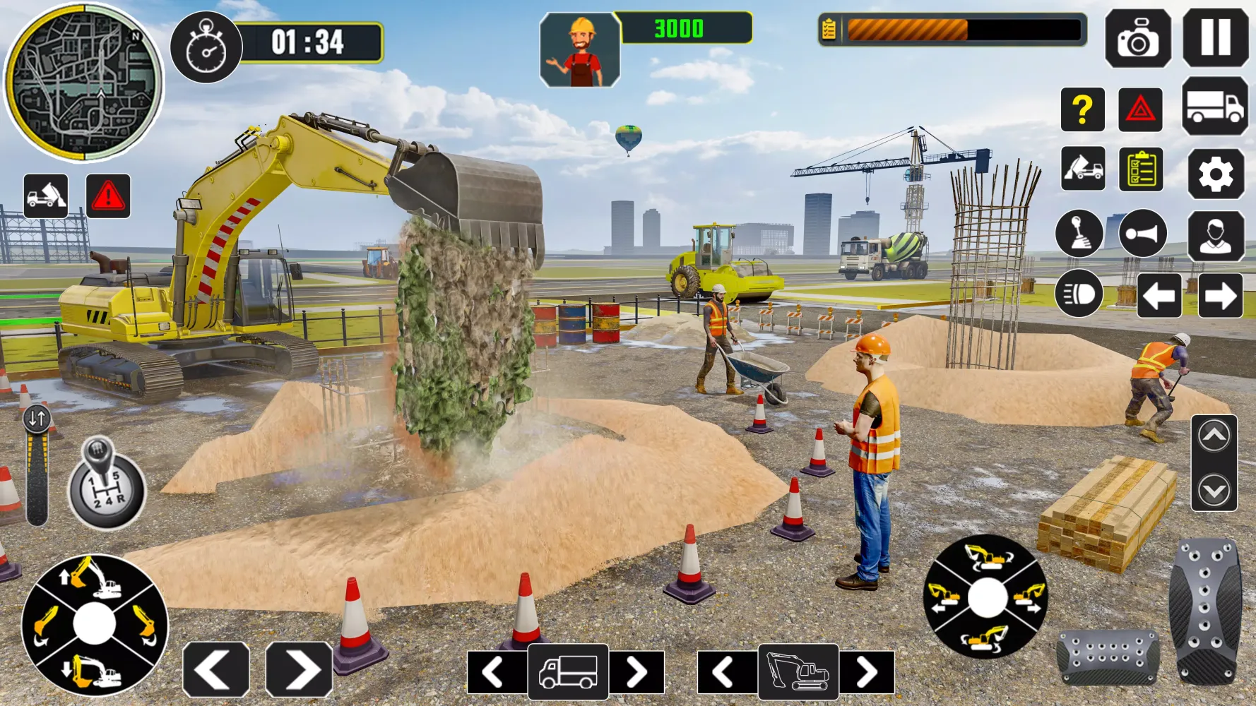 Excavator Construction Game Screenshots