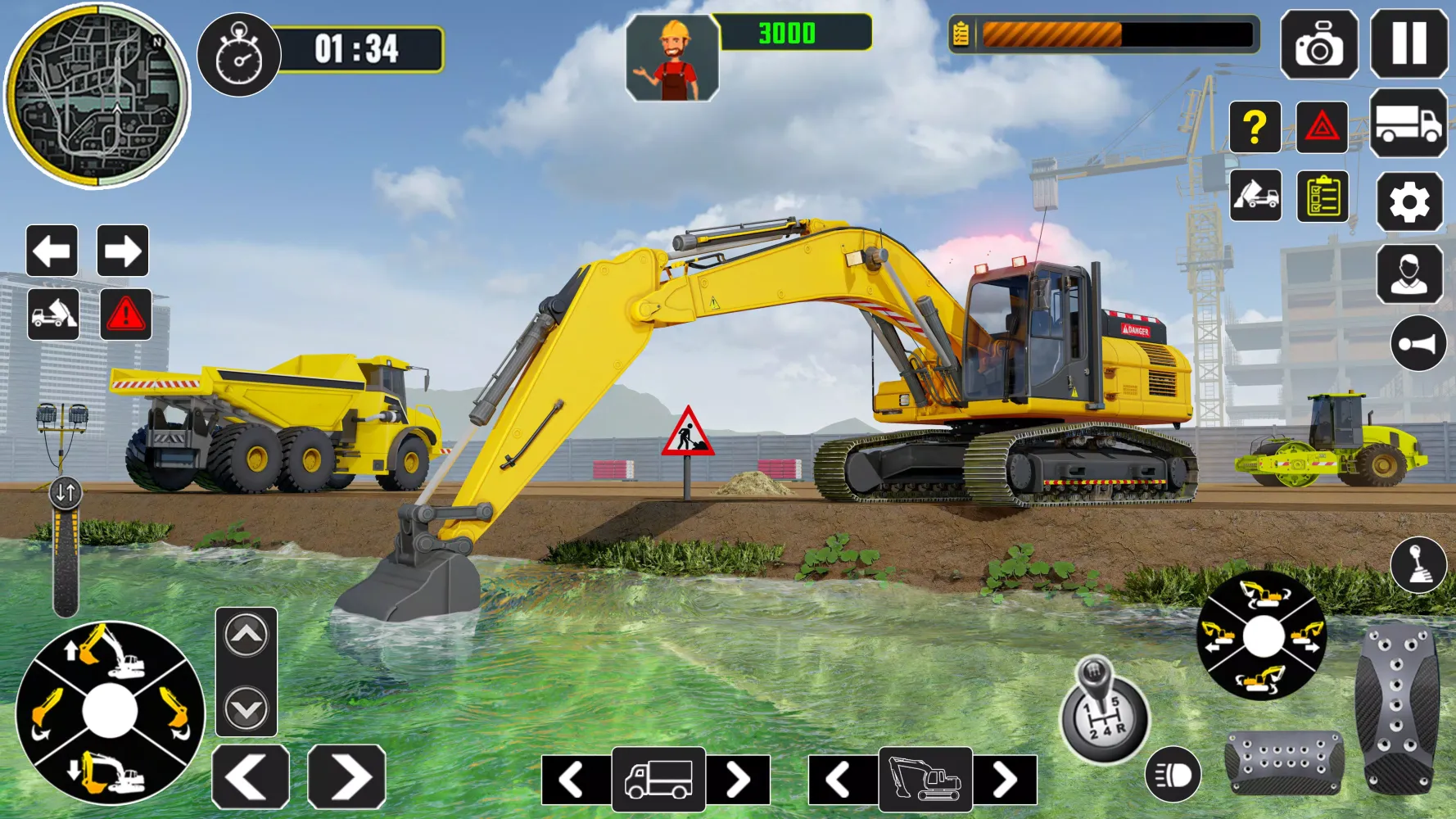 Excavator Construction Game Screenshots