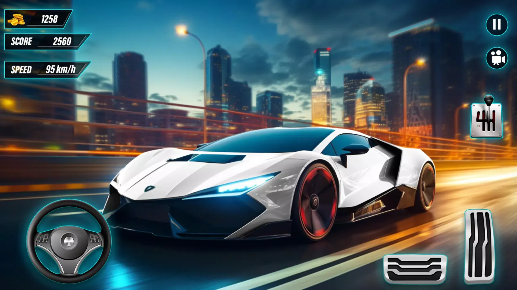Tangkapan layar Highway Car Racing: Car Games