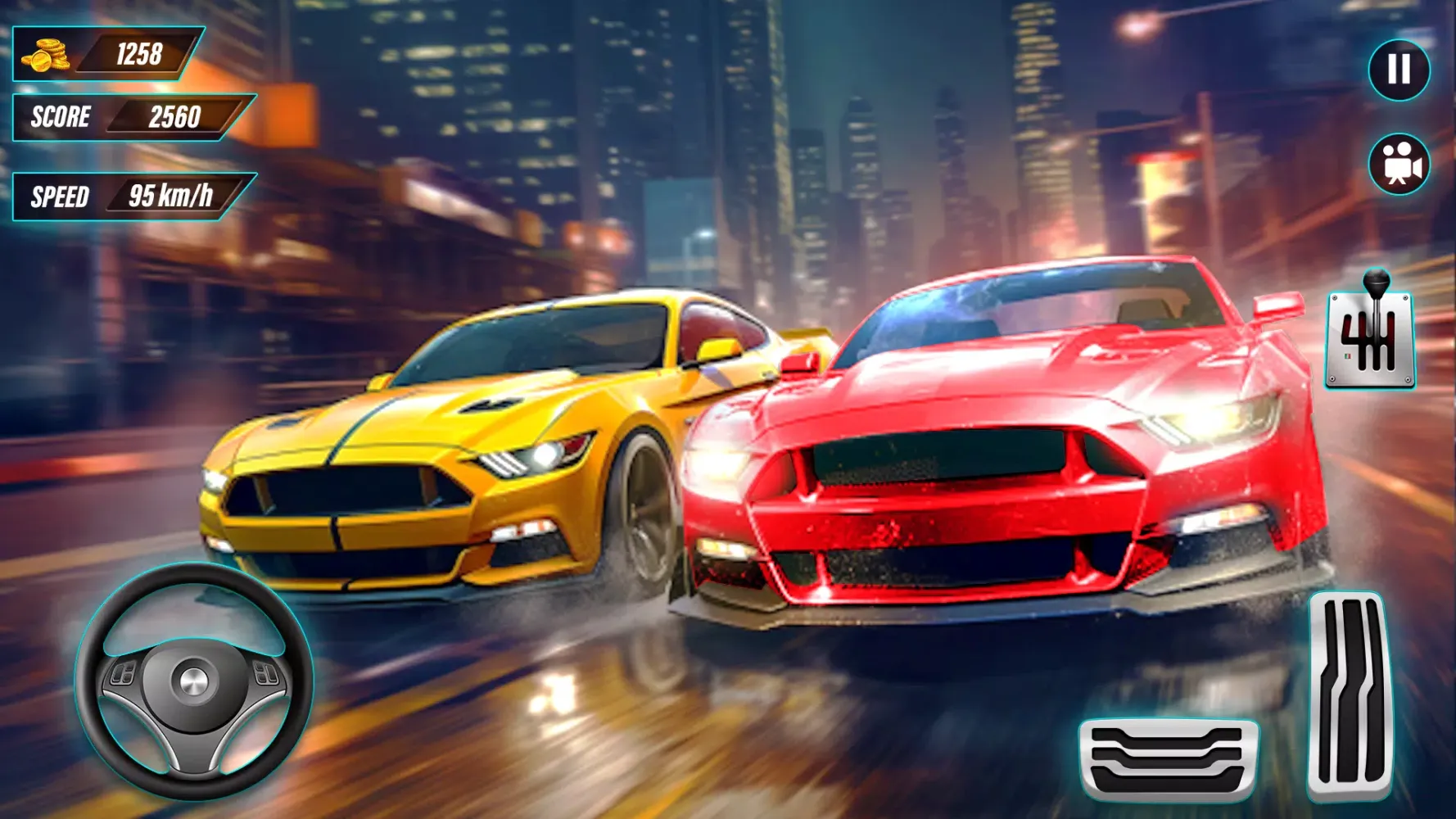 Tangkapan layar Highway Car Racing: Car Games