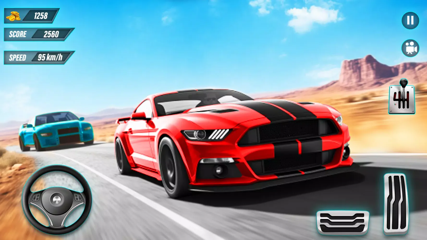 Tangkapan layar Highway Car Racing: Car Games