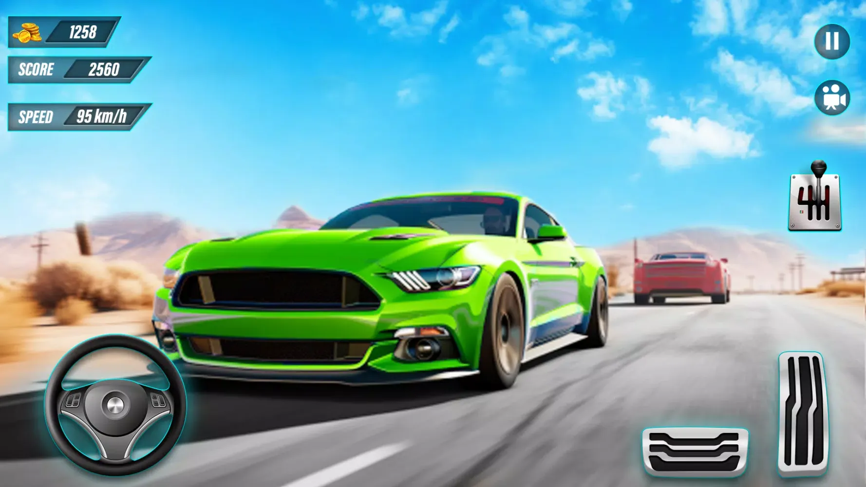 Tangkapan layar Highway Car Racing: Car Games