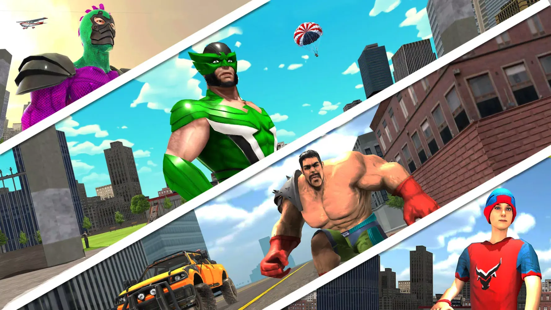 Superhero Open World Car Games Screenshots