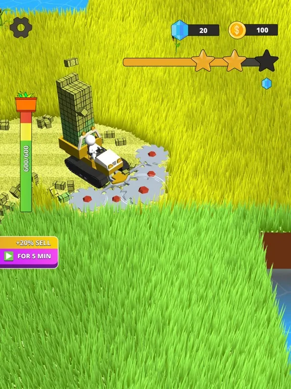 Stone Grass: Lawn Mower Game iPad 應用截圖