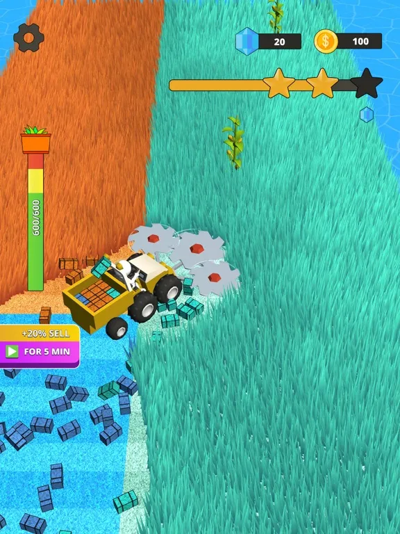 Stone Grass: Lawn Mower Game iPad 應用截圖
