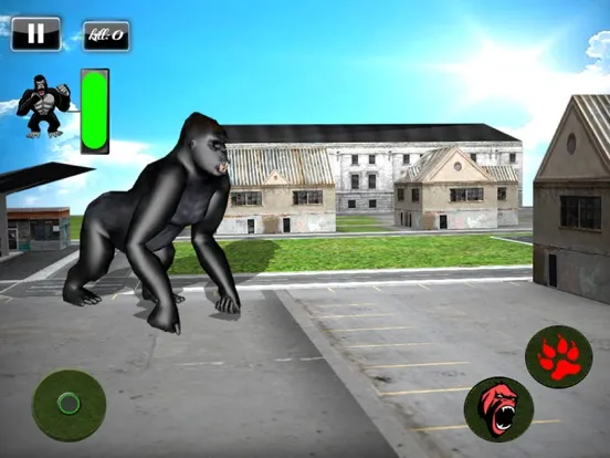 Capturas de pantalla de Angry Gorilla Simulator 2017: Frenzy Monkey Life iPad 