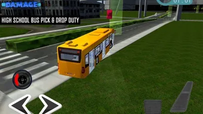 ภาพหน้าจอของ High School Bus Driving