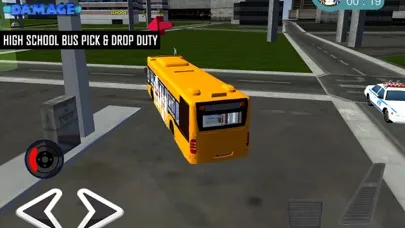 ภาพหน้าจอของ High School Bus Driving