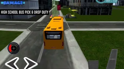 ภาพหน้าจอของ High School Bus Driving