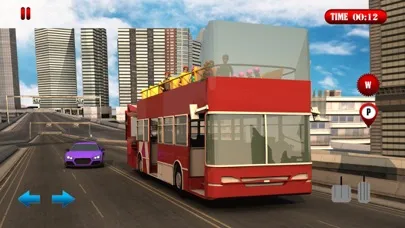 Tangkapan skrin School Bus Simulator Game 2017