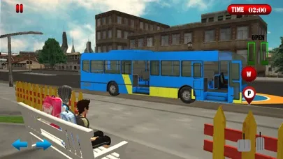 Tangkapan skrin School Bus Simulator Game 2017