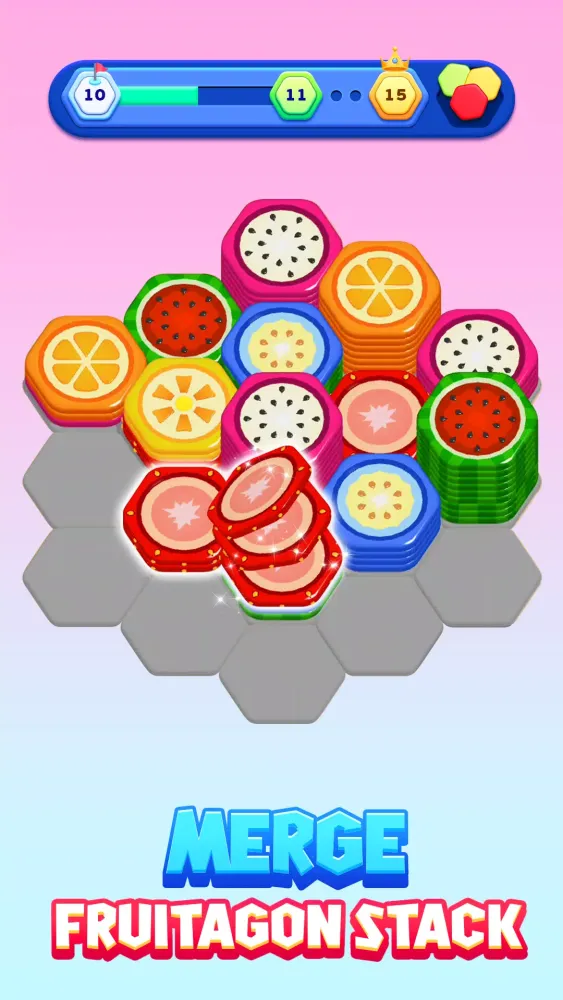 صور Fruitagon: Stack Sort