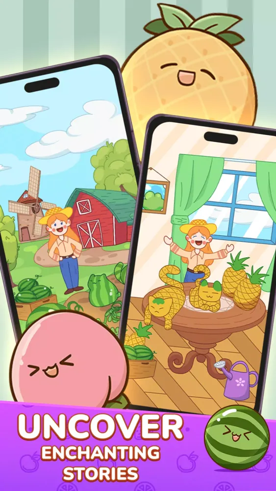 Juicy Merge: Fruit Drop Game Screenshots