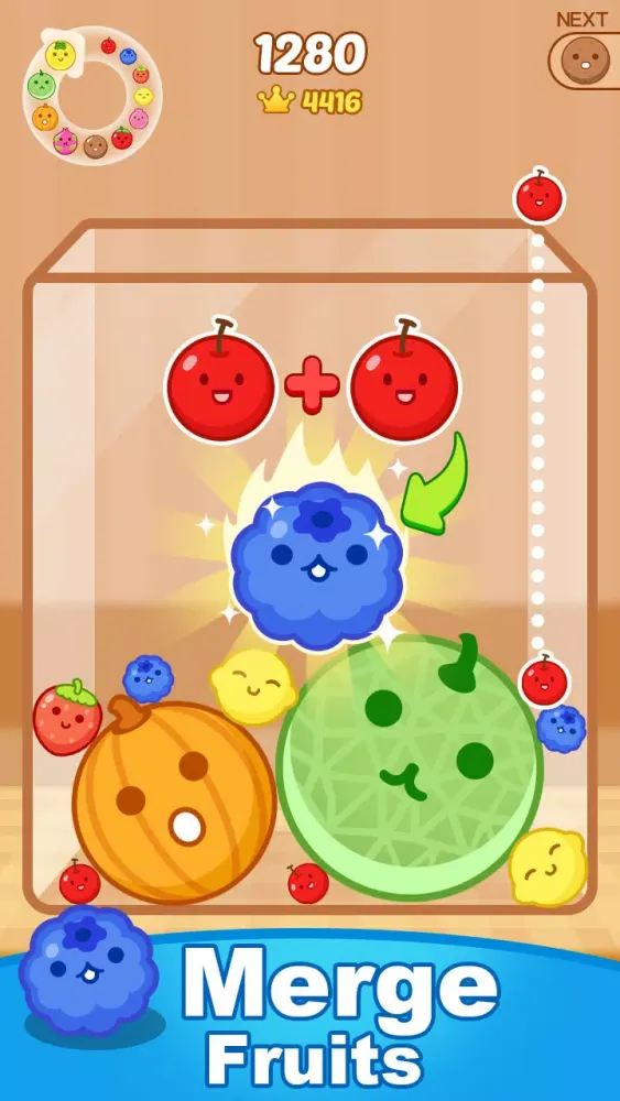 Fruit Merge - Drop merge應用截圖