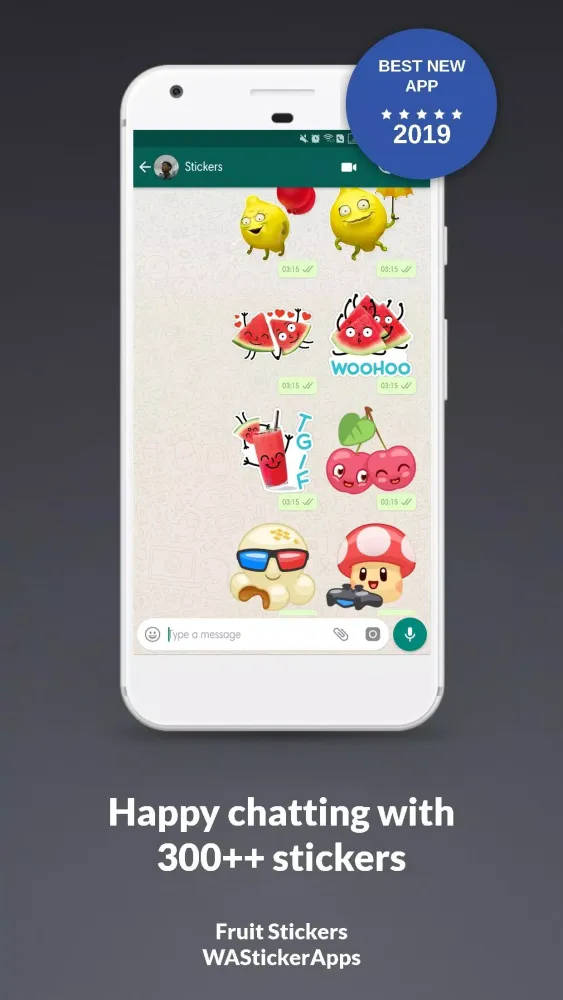 Captures d'écran de Fruit Stickers WAStickerApps