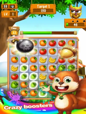 Fruit Link Burst: Crush Pop Game iPad 應用截圖