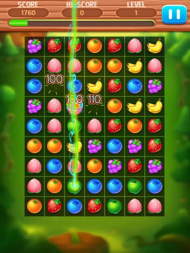 Capturas de pantalla de Fruit Crush- Match 3 Game iPad 