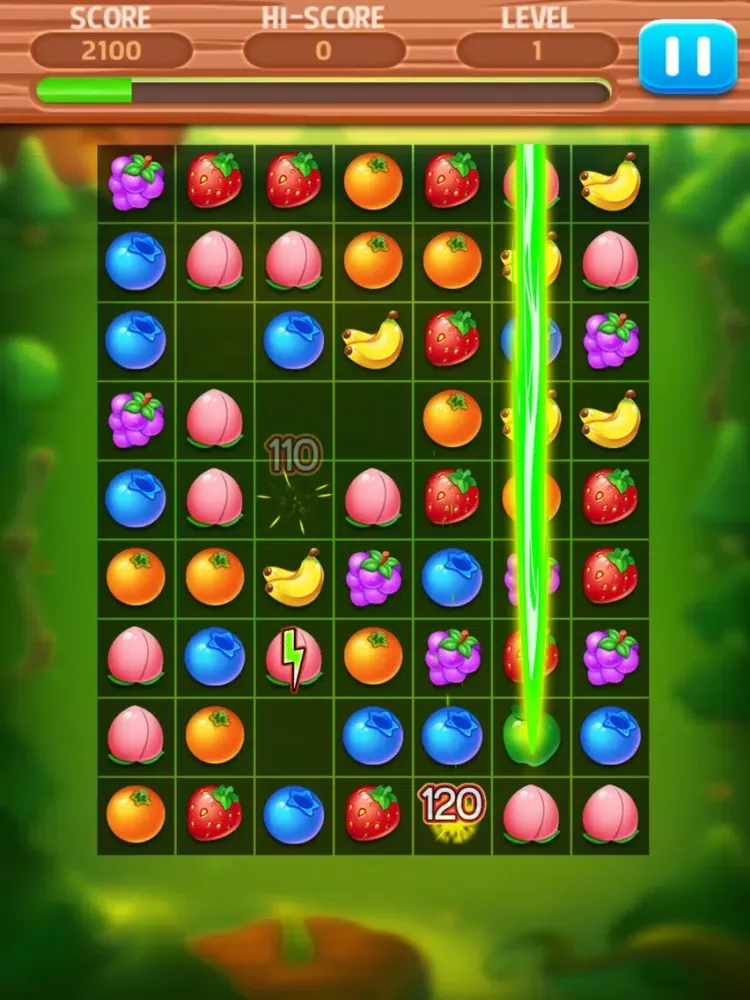 Capturas de pantalla de Fruit Crush- Match 3 Game iPad 