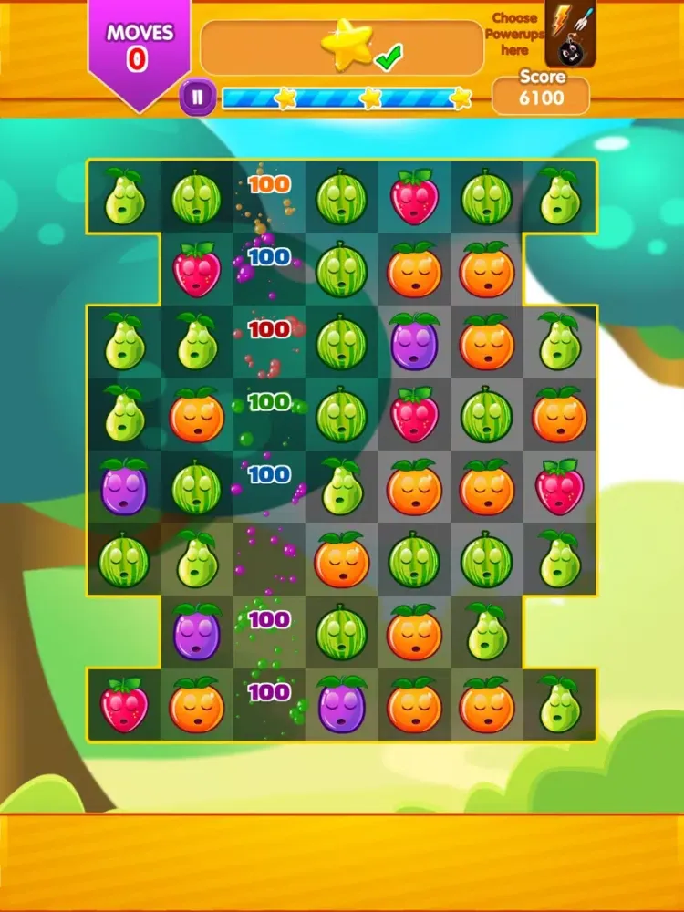 Fruit Crush-Fun Adventure game iPad  Screenshots