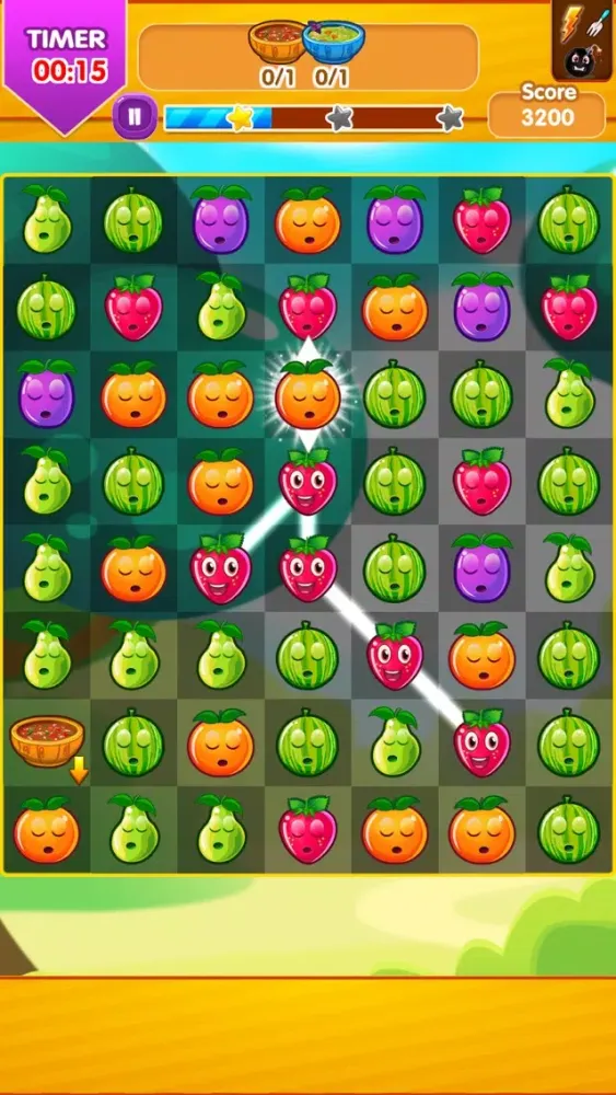 Fruit Crush-Fun Adventure game Screenshots