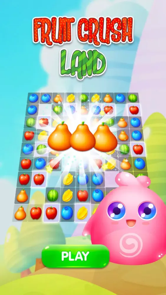 Fruit Crush Land: Match 3 Game Ekran Görüntüleri