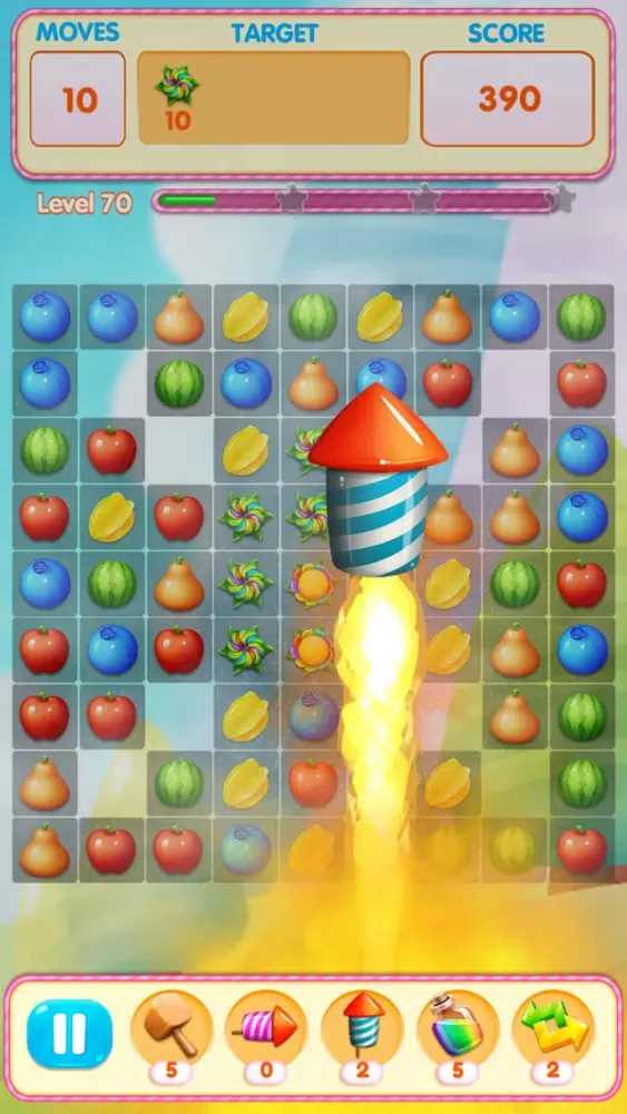 Fruit Crush Land: Match 3 Game Ekran Görüntüleri