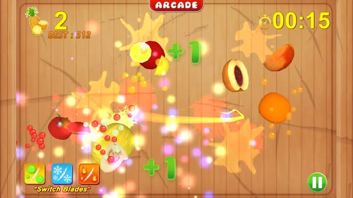 Fruit Cut Game Screenshots