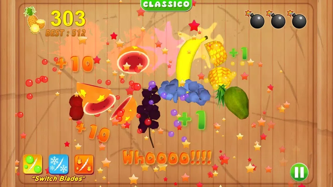 Fruit Cut Game Screenshots