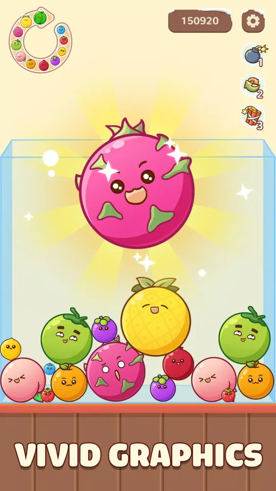 Capturas de tela do Fruit Fusion Fun
