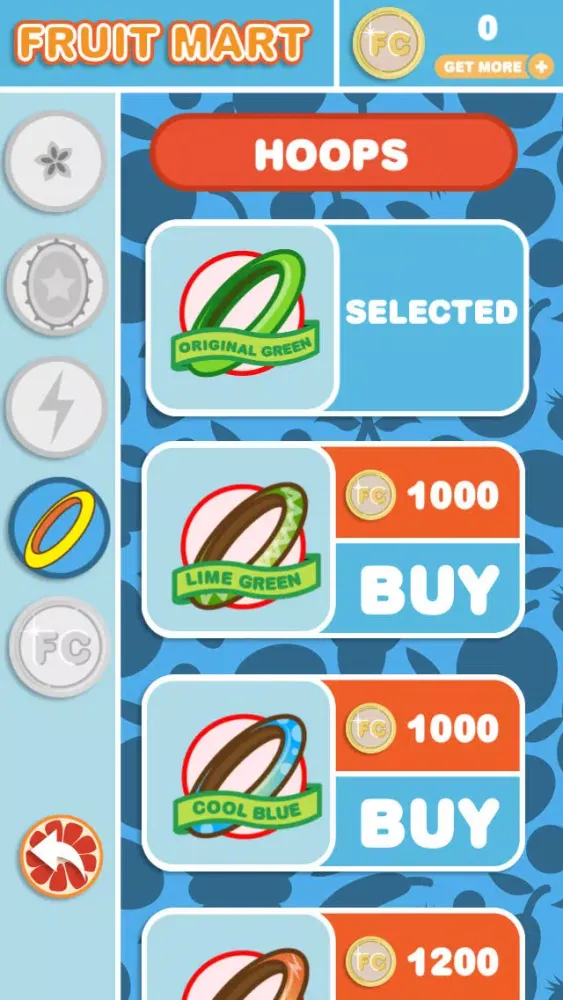 ภาพหน้าจอของ Fruit Hoops Free