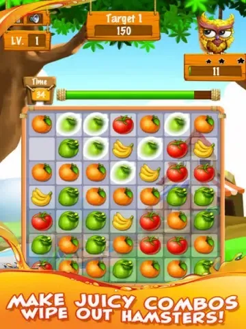 Tangkapan layar Garden Party - Puzzle Fruit Mania iPad 