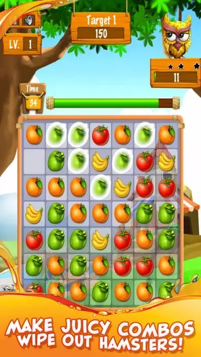 Tangkapan layar Garden Party - Puzzle Fruit Mania