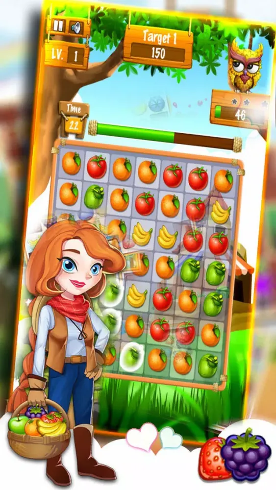 Captures d'écran de Farm Garden Story- Puzzle Mania