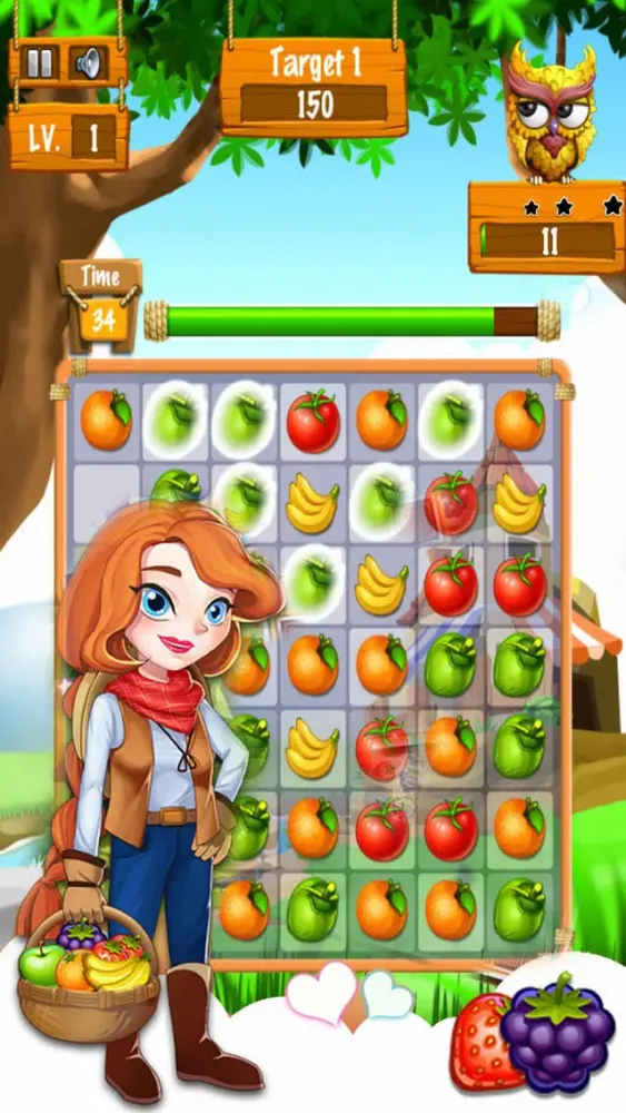 Captures d'écran de Farm Garden Story- Puzzle Mania