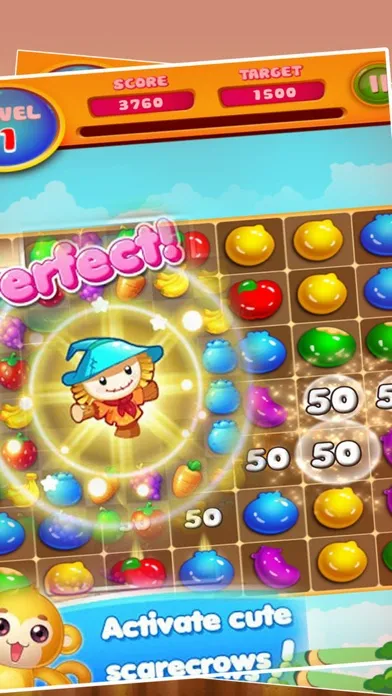 Garden Fruit Link Deluxe - Match 3 Fruit Mania Screenshots