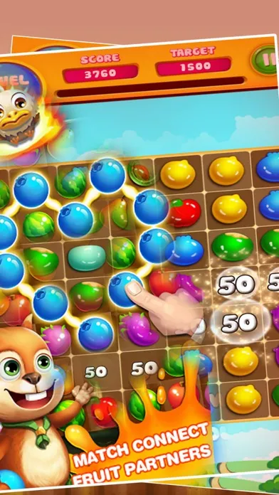 Garden Fruit Link Deluxe - Match 3 Fruit Mania Screenshots