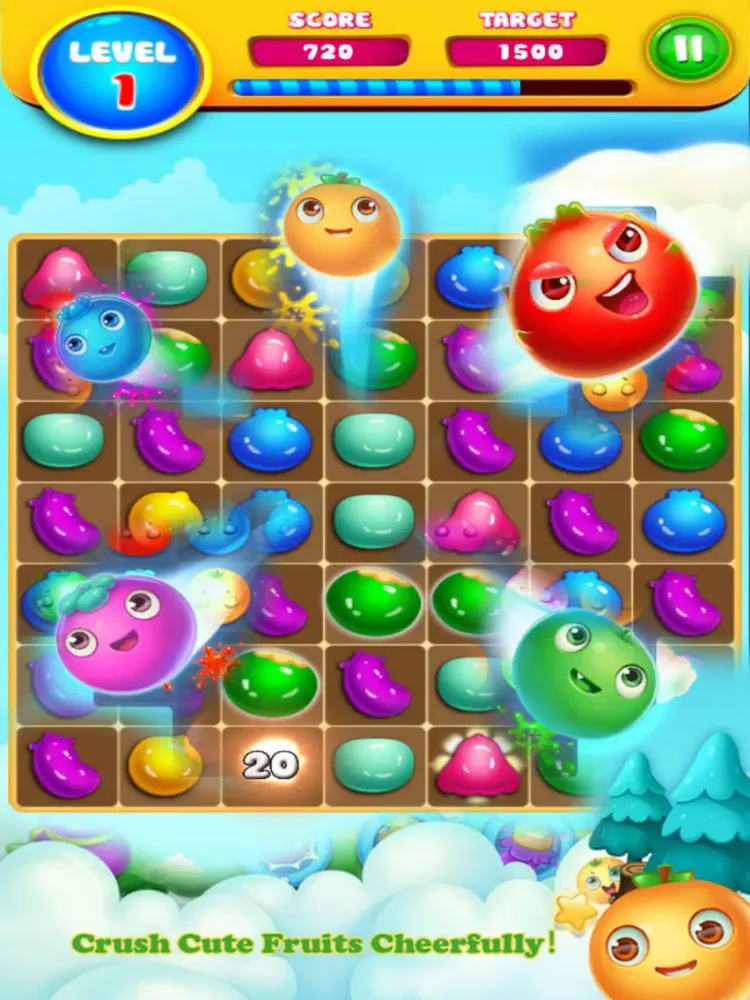 Sweet Fruit Jam Line iPad  スクリーンショット