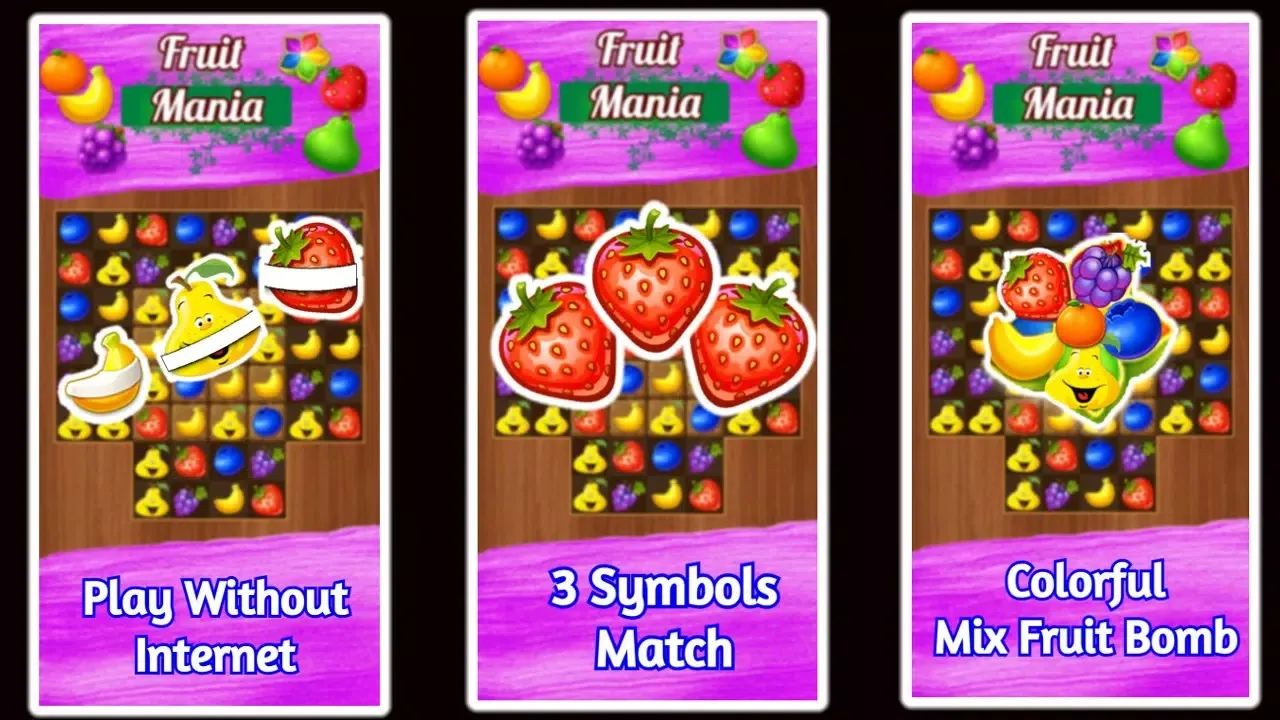 Fruit Mania - 3 Symbols Match Screenshots